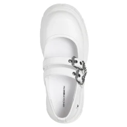 Scary White Leather