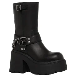 Strike Black Leather