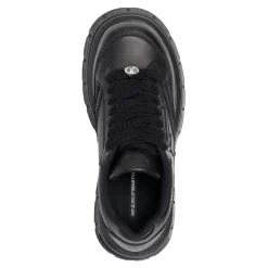 Swerve Black Leather