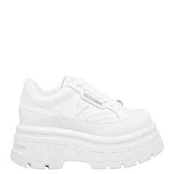 Swerve White Leather