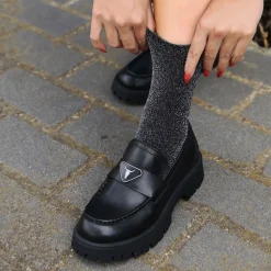 Throne Black Leather Shoe