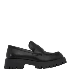 Tricks Black Leather Shoe