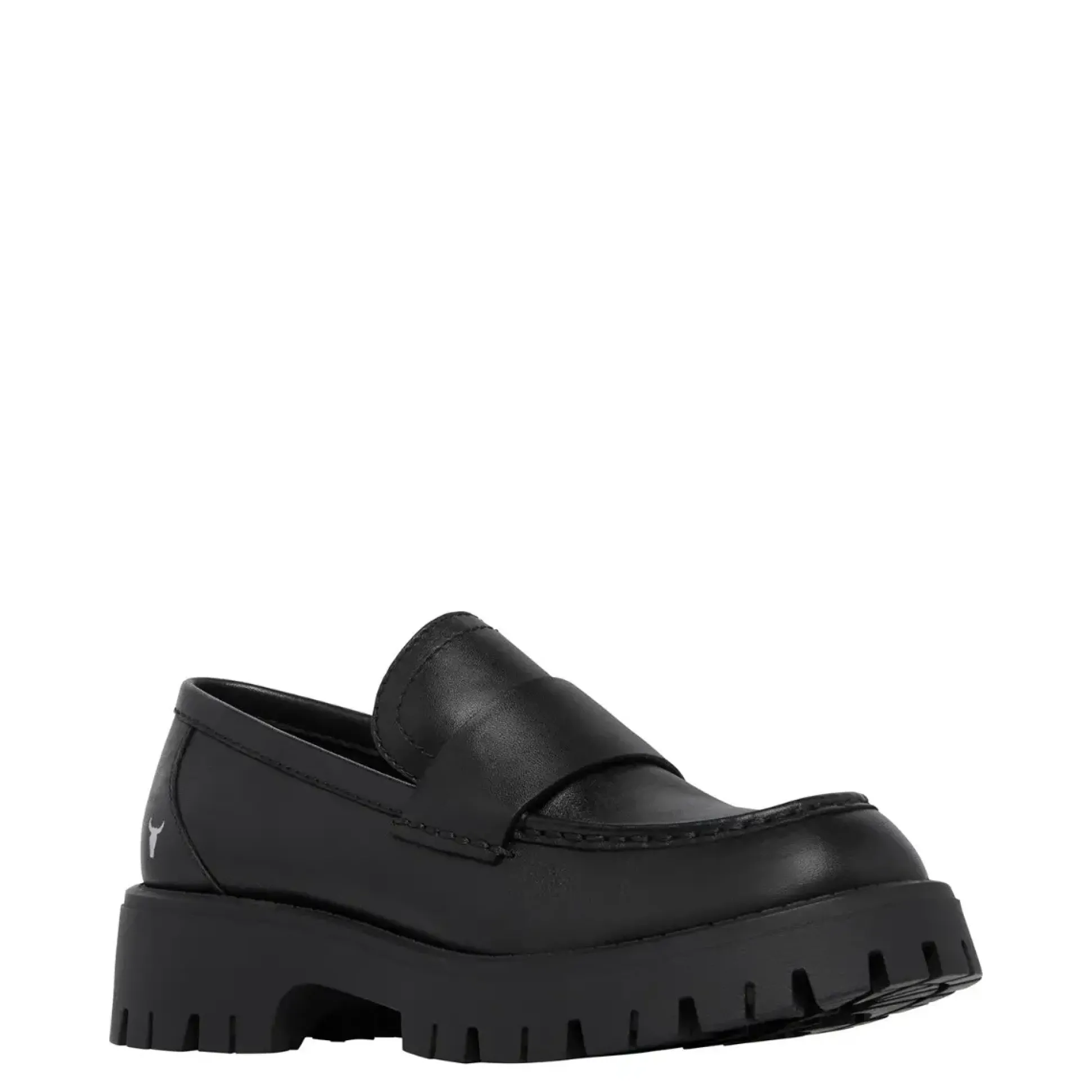 Tricks Black Leather Shoe