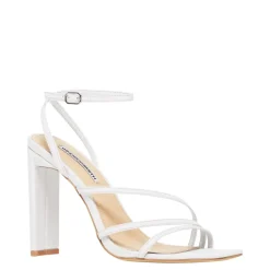 Venus White Leather Heel