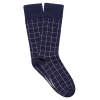 Window Check Men'S Dress Sock