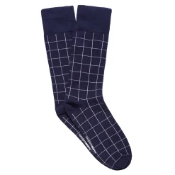 Window Check Men'S Dress Sock