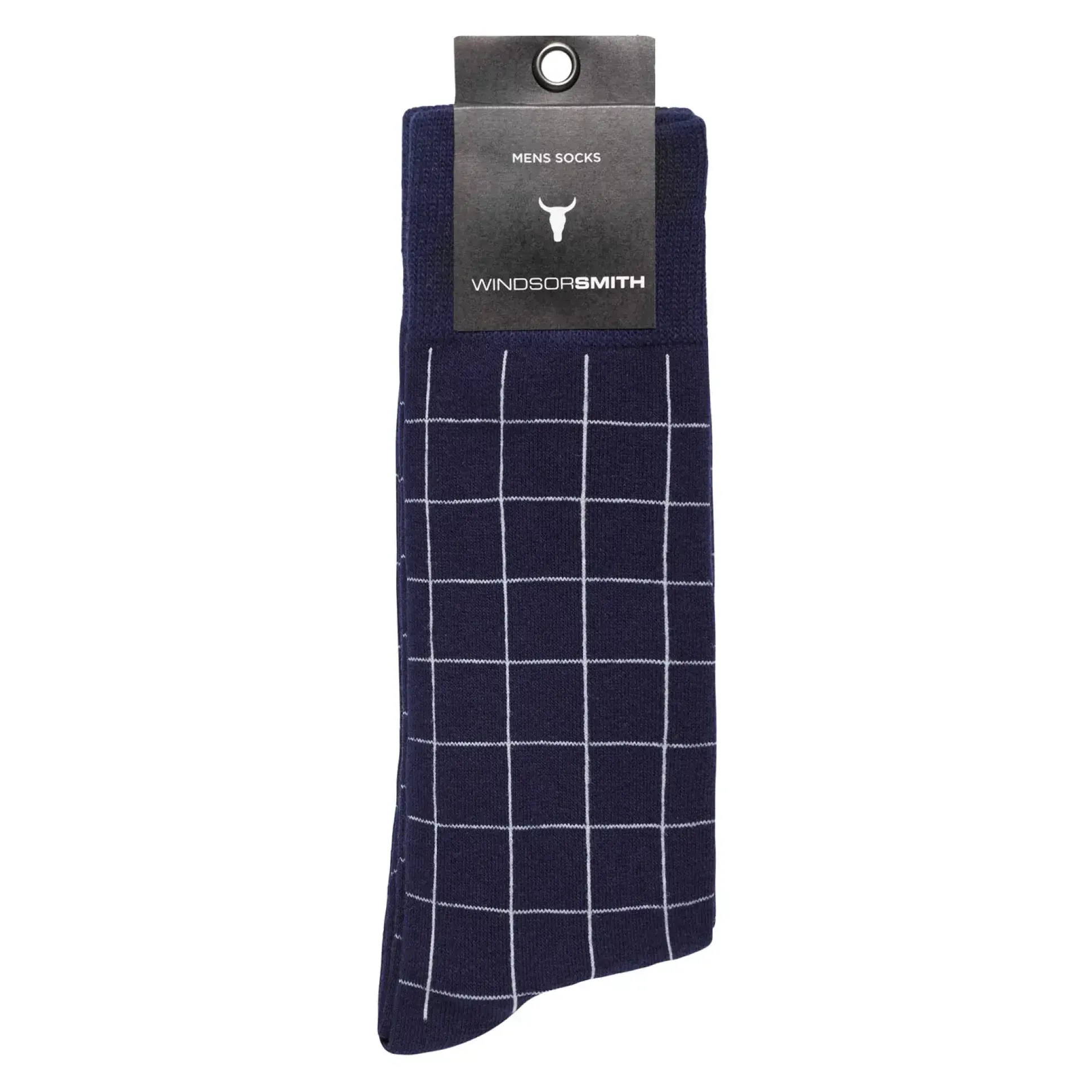 Window Check Men'S Dress Sock