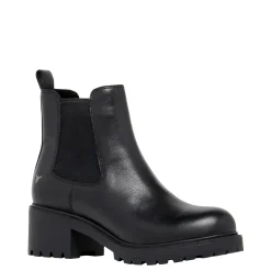 Wisdom Black Leather Boot
