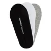 Women'S Invisible Sock 3Pk Multi Color