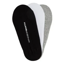 Women'S Invisible Sock 3Pk Multi Color