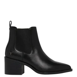 Wonder Black Leather Boot